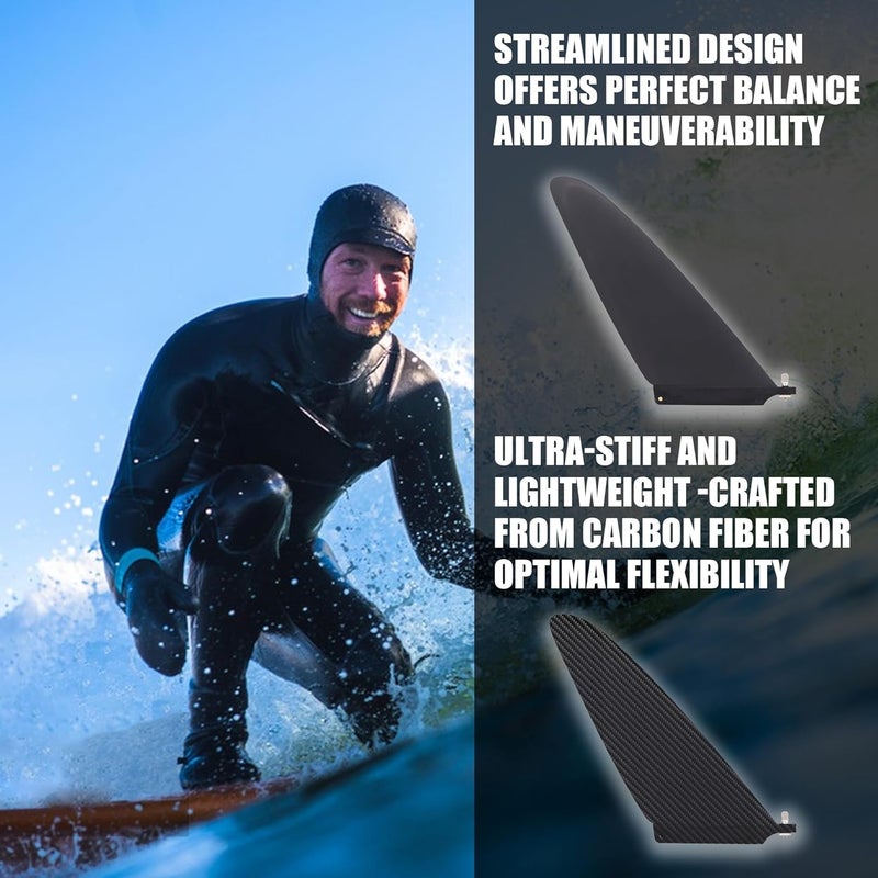 FGM Final Game Master 11" SUP Single Center Fin for Flat Water Paddling and Racing - Toolless Screw Replacement Universal Fins for Surfboard, Paddleboards and Longboards - Image 4